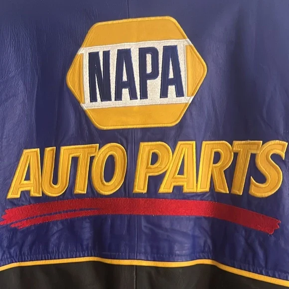 SOLD - NAPA Genuine Leather Racing Jacket - Picture 5 of 16